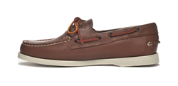 DOCKSIDES PORTLAND MOCASSINI NAUTICI PER DONNA BROWN 